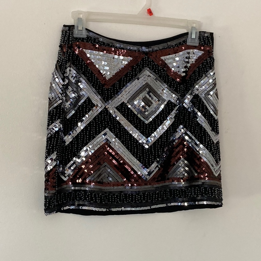 Sequin mini skirt from H&M